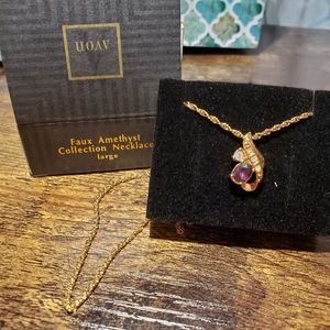 Avon necklace and earrings